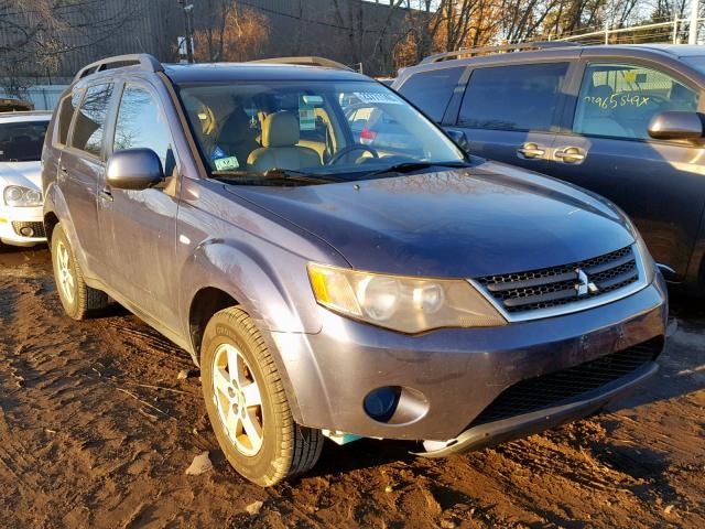 JA4MT31X37Z008583 - 2007 MITSUBISHI OUTLANDER BLUE photo 1