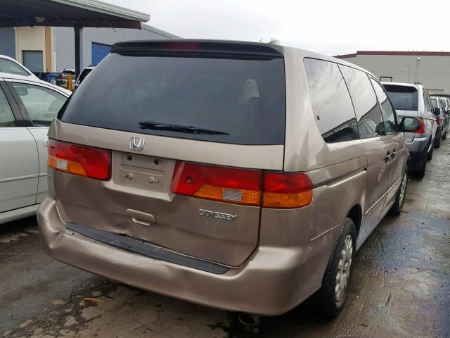 5FNRL18534B095648 - 2004 HONDA ODYSSEY LX TAN photo 4