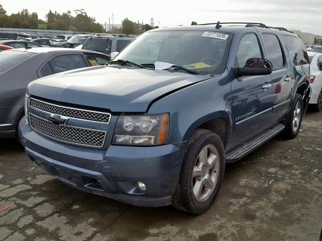 1GNFC16098R169110 - 2008 CHEVROLET SUBURBAN C BLUE photo 2