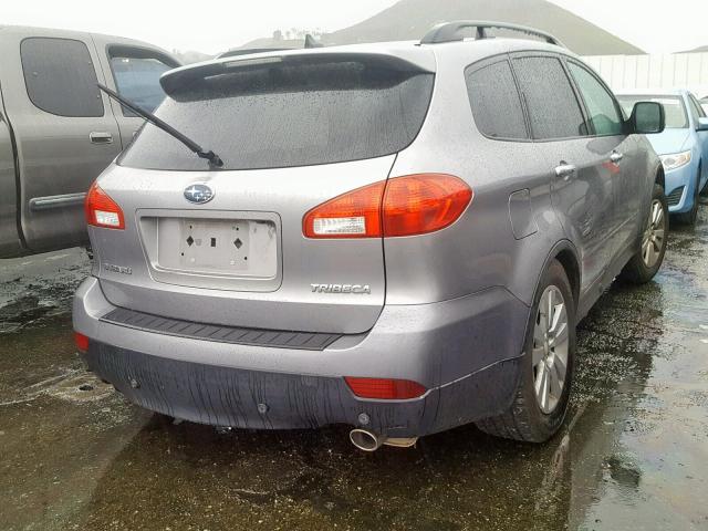 4S4WX90DX84400290 - 2008 SUBARU TRIBECA LI SILVER photo 4