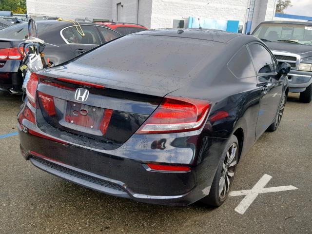 2HGFG3B06EH512743 - 2014 HONDA CIVIC EXL BLACK photo 4