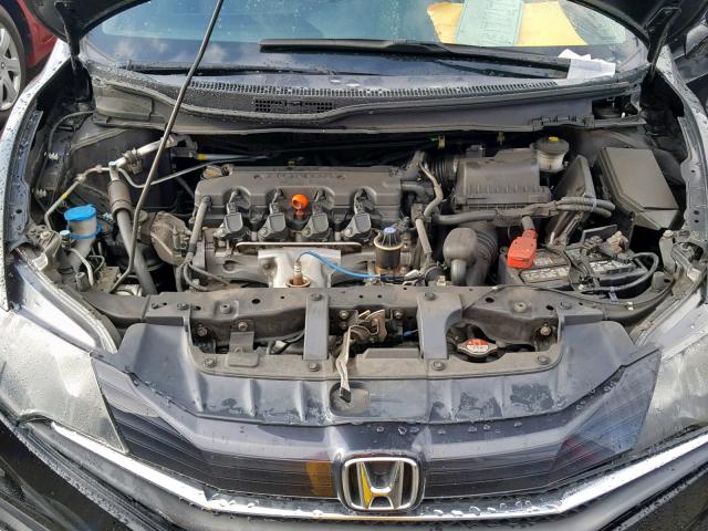 2HGFG3B06EH512743 - 2014 HONDA CIVIC EXL BLACK photo 7