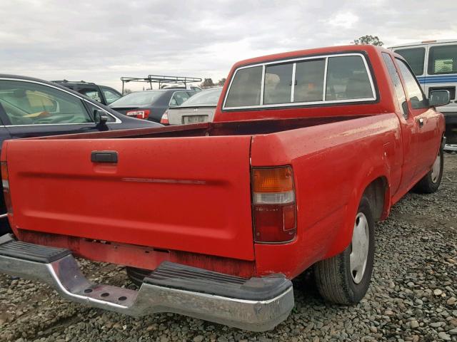 JT4VN93GXN5029522 - 1992 TOYOTA PICKUP 1/2 RED photo 4