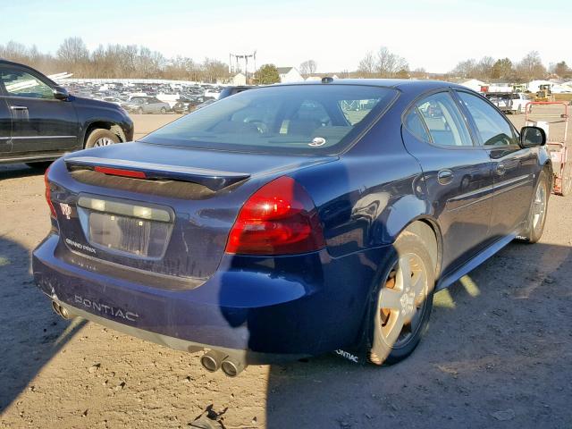 2G2WP552771222664 - 2007 PONTIAC GRAND PRIX BLUE photo 4