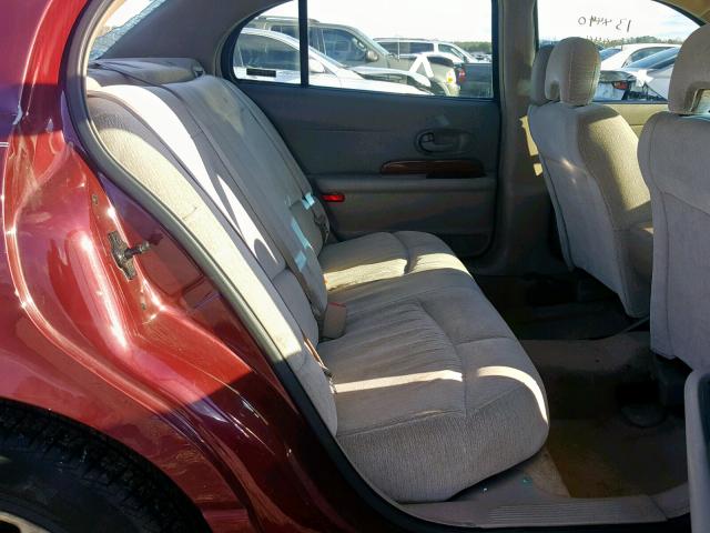 1G4HP54K214163990 - 2001 BUICK LESABRE CU BURGUNDY photo 6