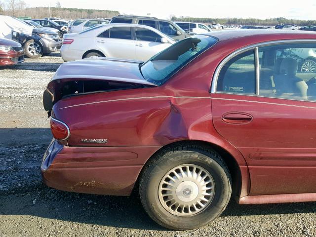 1G4HP54K214163990 - 2001 BUICK LESABRE CU BURGUNDY photo 9