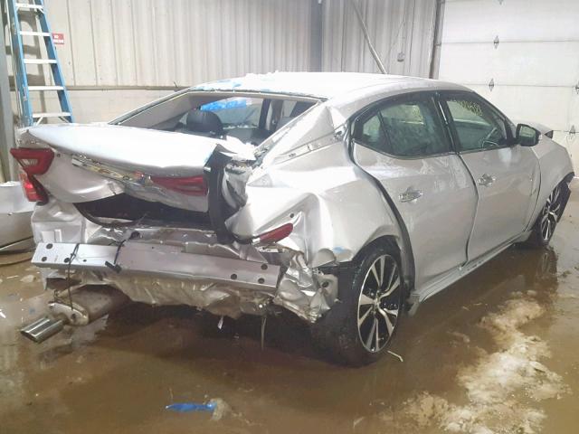 1N4AA6AP3JC394129 - 2018 NISSAN MAXIMA 3.5 SILVER photo 4