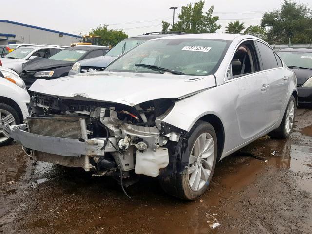 2G4GK5EX5G9147969 - 2016 BUICK REGAL 银色 照片 2