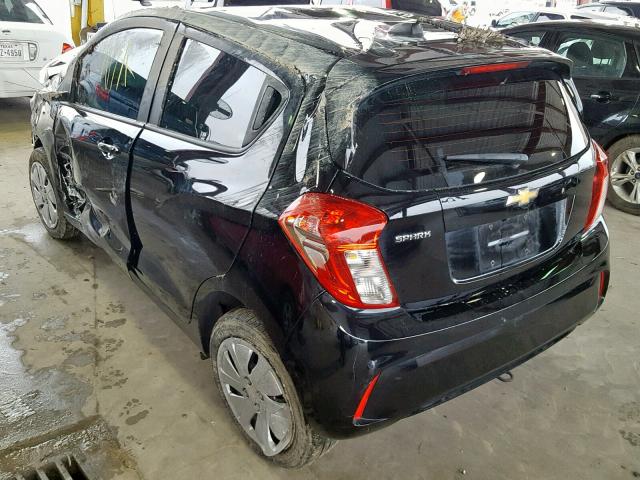 KL8CB6SA6HC829335 - 2017 CHEVROLET SPARK LS BLACK photo 3