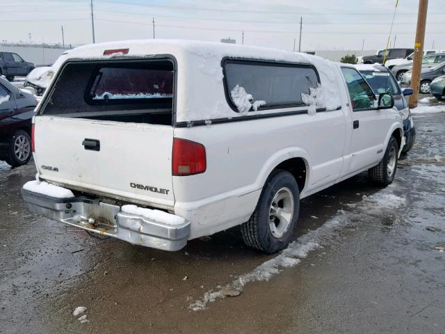 1GCCS14X4WK227659 - 1998 CHEVROLET S TRUCK S1 WHITE photo 4