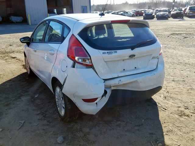 3FADP4TJ5GM133827 - 2016 FORD FIESTA S WHITE photo 3