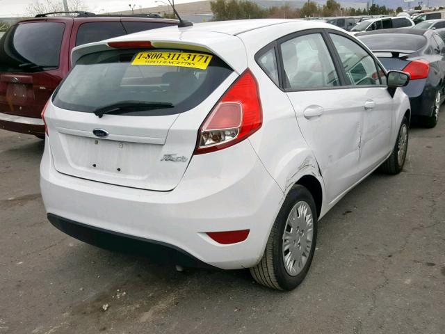 3FADP4TJ6GM127566 - 2016 FORD FIESTA S WHITE photo 4