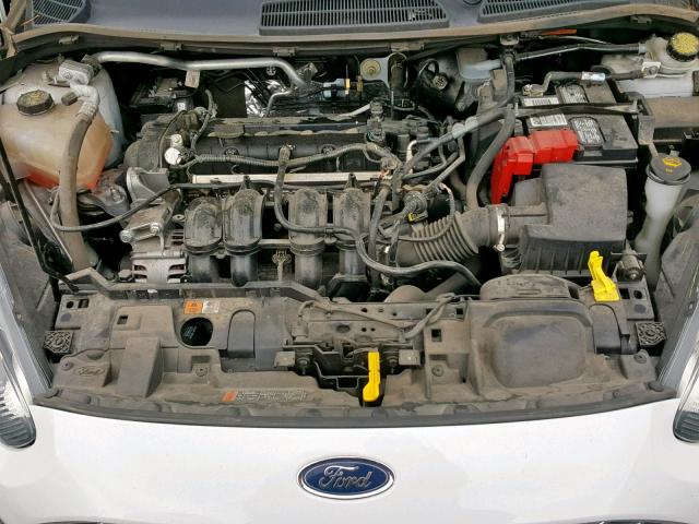 3FADP4TJ6GM127566 - 2016 FORD FIESTA S WHITE photo 7