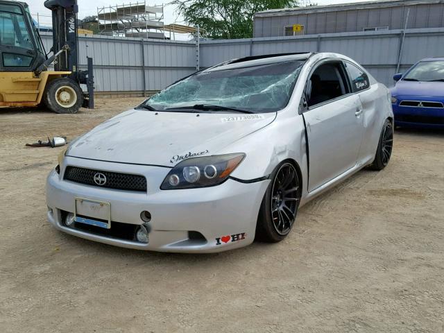 JTKDE167880264827 - 2008 TOYOTA SCION TC SILVER photo 2