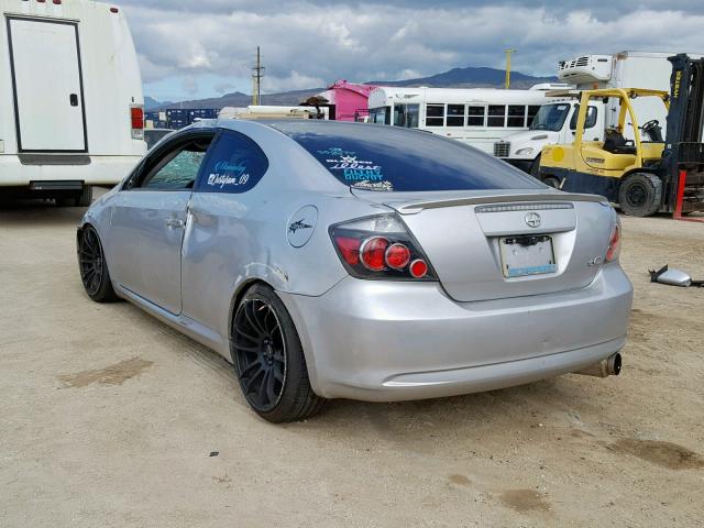 JTKDE167880264827 - 2008 TOYOTA SCION TC SILVER photo 3