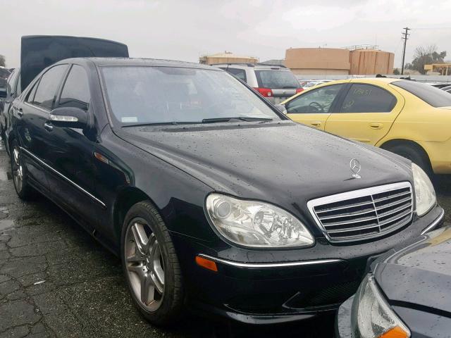 WDBNG75J86A482794 - 2006 MERCEDES-BENZ S 500 BLACK photo 1