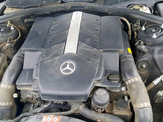 WDBNG75J86A482794 - 2006 MERCEDES-BENZ S 500 BLACK photo 7