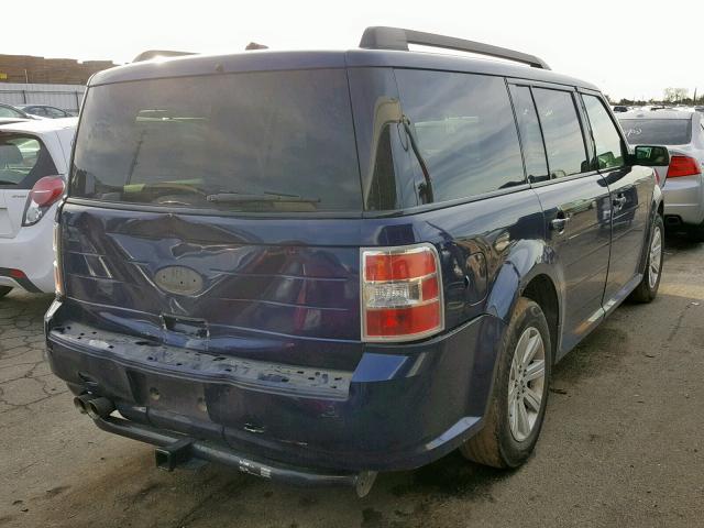 2FMGK5BC5BBD27312 - 2011 FORD FLEX SE BLUE photo 4