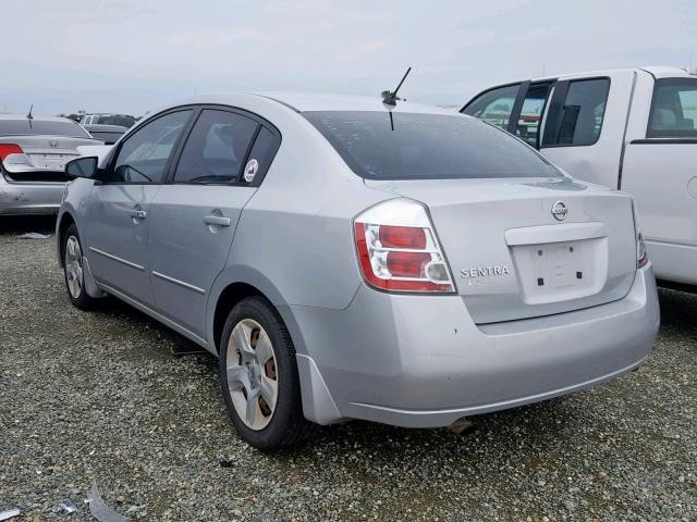 3N1AB61EX8L669258 - 2008 NISSAN SENTRA 2.0 SILVER photo 3