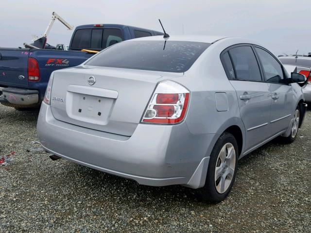 3N1AB61EX8L669258 - 2008 NISSAN SENTRA 2.0 SILVER photo 4