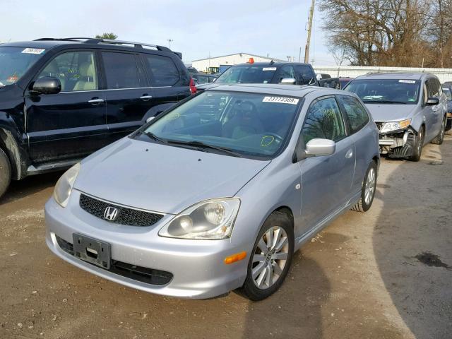 SHHEP33564U503225 - 2004 HONDA CIVIC SI SILVER photo 2