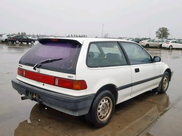 JHMED6357JS022845 - 1988 HONDA CIVIC 1.5 WHITE photo 4