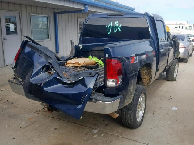 2GCEK13M081106467 - 2008 CHEVROLET SILVERADO 蓝色 照片 4