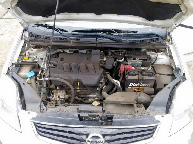 3N1AB6APXCL773999 - 2012 NISSAN SENTRA 2.0 WHITE photo 7