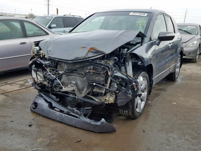 5J8TB18288A011709 - 2008 ACURA RDX GRAY photo 2