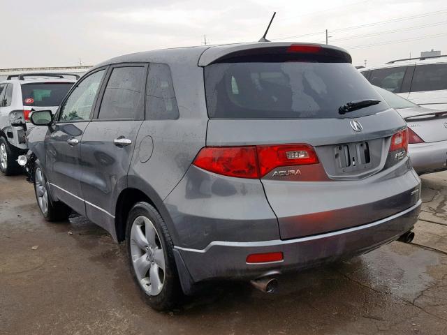 5J8TB18288A011709 - 2008 ACURA RDX GRAY photo 3