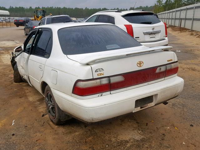 1NXBB02E9TZ490121 - 1996 TOYOTA COROLLA DX WHITE photo 3