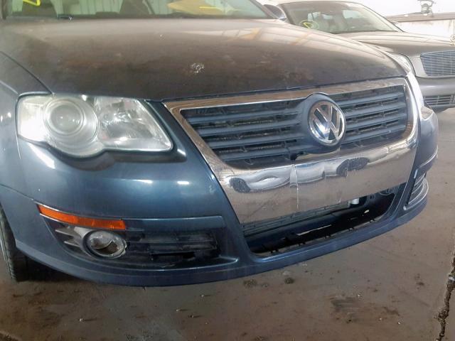 WVWJK7AN9AE096247 - 2010 VOLKSWAGEN PASSAT KOM GRAY photo 9