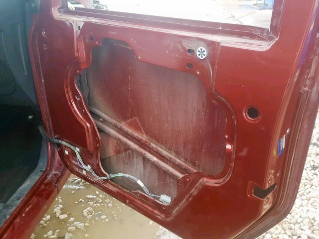 1J4FA54108L519335 - 2008 JEEP WRANGLER S RED photo 9