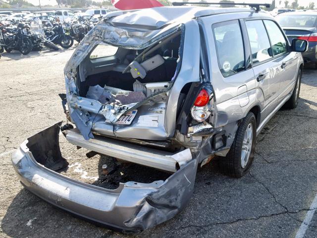 JF1SG66688H715128 - 2008 SUBARU FORESTER S 银色 照片 4
