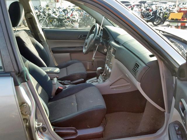 JF1SG66688H715128 - 2008 SUBARU FORESTER S 银色 照片 5