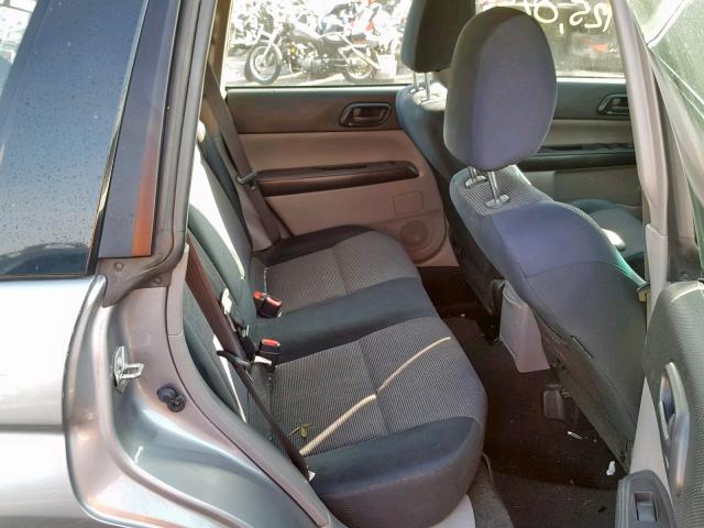 JF1SG66688H715128 - 2008 SUBARU FORESTER S 银色 照片 6