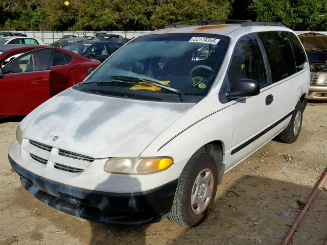 2B4GP25G0YR585933 - 2000 DODGE CARAVAN WHITE photo 2