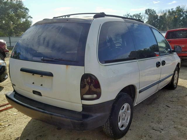 2B4GP25G0YR585933 - 2000 DODGE CARAVAN WHITE photo 4