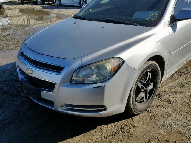 1G1ZH57B99F187763 - 2009 CHEVROLET MALIBU 1LT SILVER photo 9