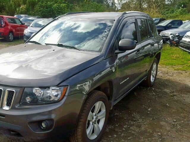 1C4NJDBB5ED910686 - 2014 JEEP COMPASS SP GRAY photo 2