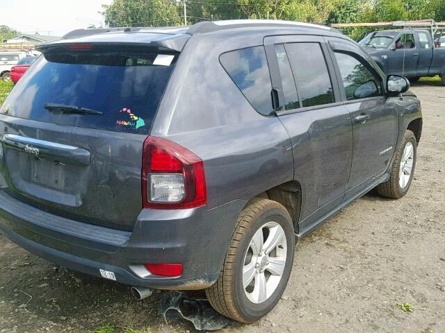 1C4NJDBB5ED910686 - 2014 JEEP COMPASS SP GRAY photo 4