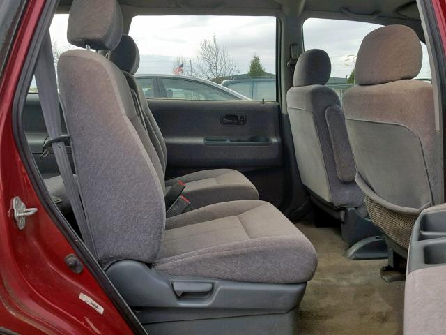 JHMRA1846SC024644 - 1995 HONDA ODYSSEY LX RED photo 6