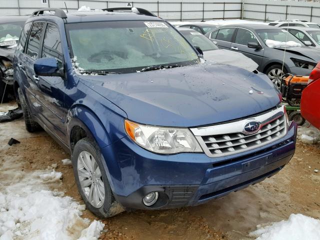 JF2SHAEC7BH730598 - 2011 SUBARU FORESTER L BLUE photo 1