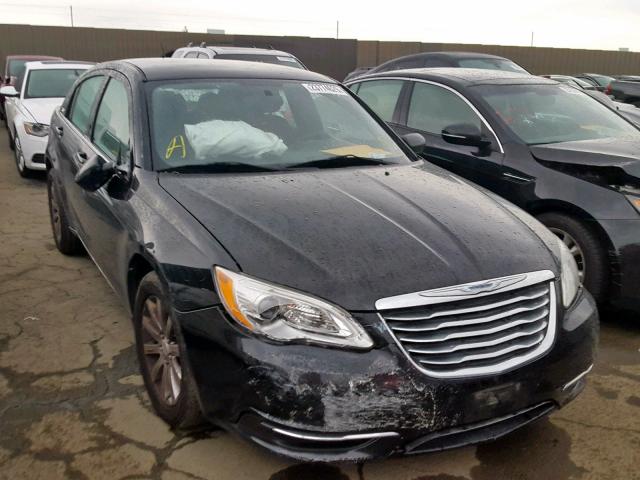 1C3CCBBBXCN134654 - 2012 CHRYSLER 200 TOURIN BLACK photo 1