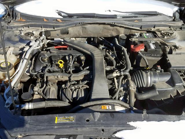 3FAHP06Z18R262549 - 2008 FORD FUSION S BLACK photo 7