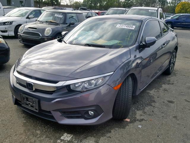 2HGFC3B76HH352831 - 2017 HONDA CIVIC EXL GRAY photo 2