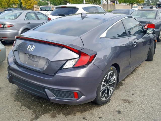 2HGFC3B76HH352831 - 2017 HONDA CIVIC EXL GRAY photo 4