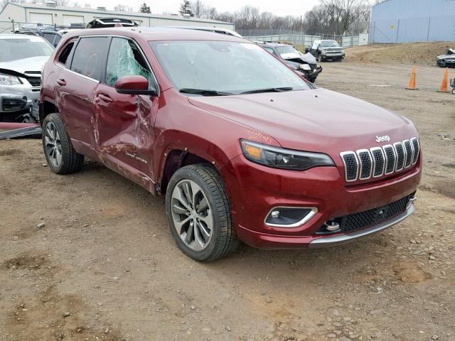 1C4PJMJN1KD304916 - 2019 JEEP CHEROKEE O RED photo 1