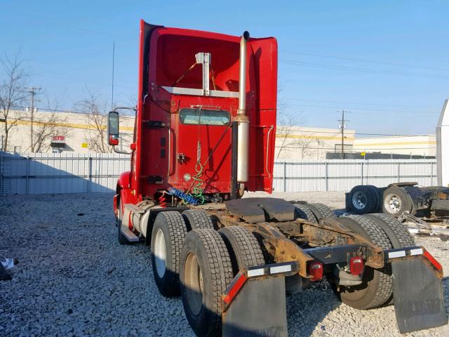 1FUJF0CV47LX21000 - 2007 FREIGHTLINER COLUMBIA 1 RED photo 3