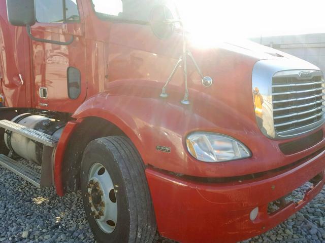 1FUJF0CV47LX21000 - 2007 FREIGHTLINER COLUMBIA 1 RED photo 9